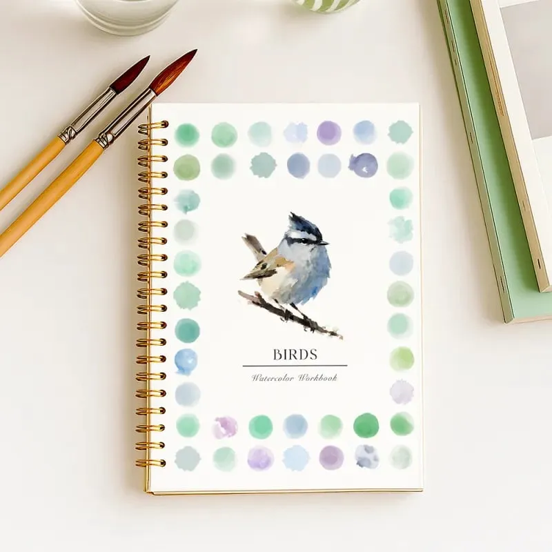 Beginner-Friendly Watercolor Workbook