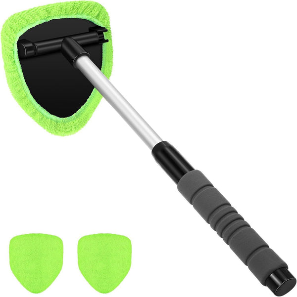 Microfiber Car Windshield Cleaning Toolwith Extendable Handle