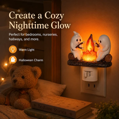 Plug In The Cutest Halloween Glow — Adorable Ghost Outlet Night Light