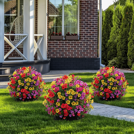 Outdoor/Indoor UV Resistant & Waterproof Artificial Flower Decor
