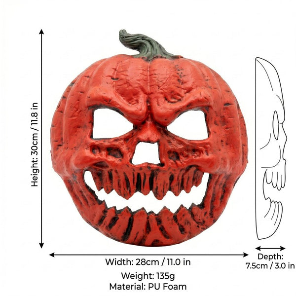 The Evil Jack-O'-Lantern Premium Pumpkin Skull Horror
