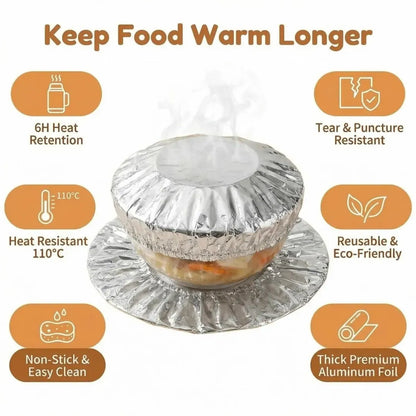 🔥Last Day 50% OFF🔥 Aluminum Foil Insulating Food Covers