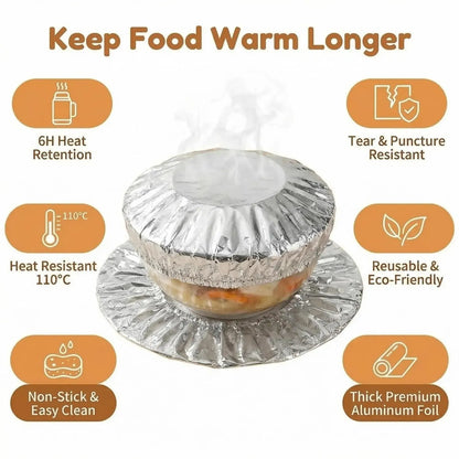 🔥Last Day 50% OFF🔥 Aluminum Foil Insulating Food Covers