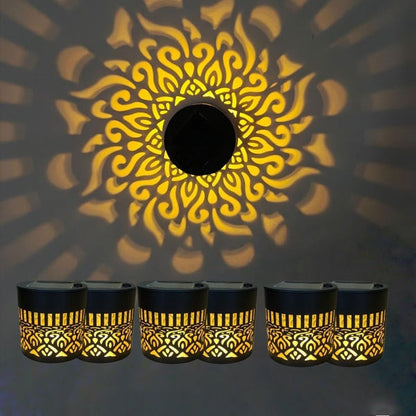 Solar Mandala Projector Wall Light