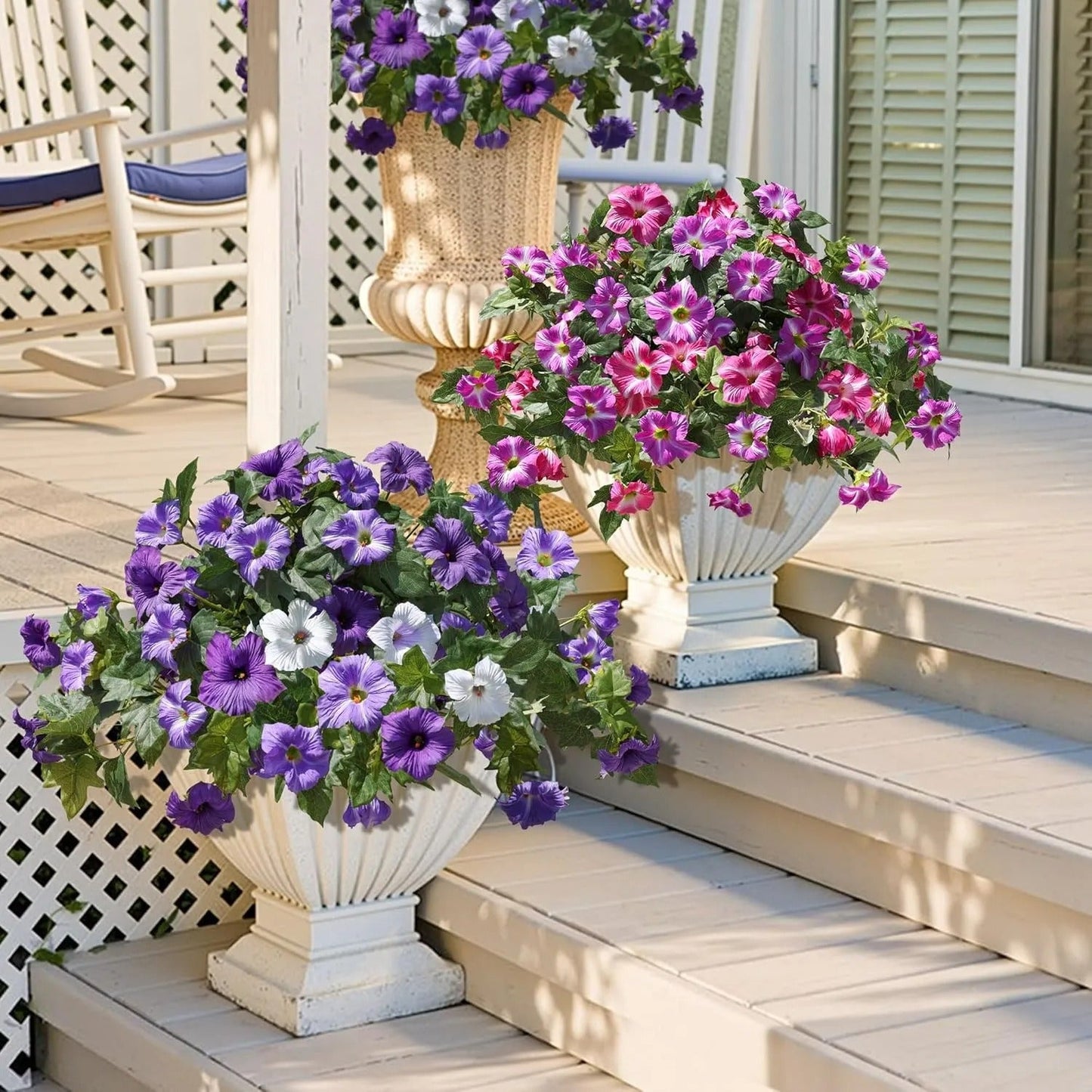 🔥Last Day 70% OFF🔥 Faux Petunias Silk Flower UV Resistant No Fade Floral