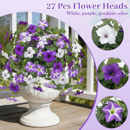 🔥Last Day 70% OFF🔥 Faux Petunias Silk Flower UV Resistant No Fade Floral
