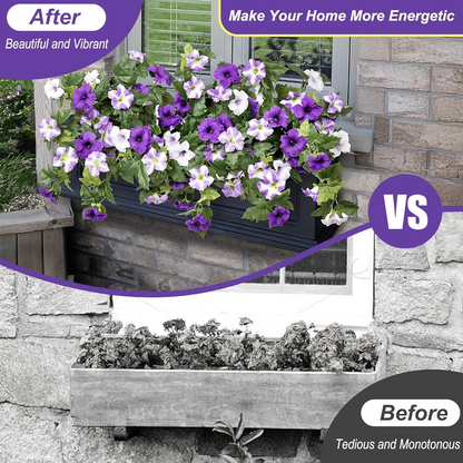 🔥Last Day 70% OFF🔥 Faux Petunias Silk Flower UV Resistant No Fade Floral