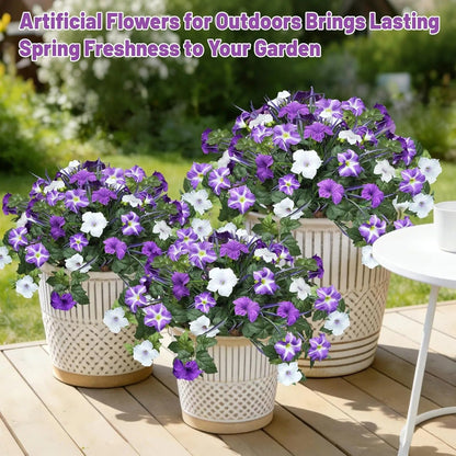 🔥Last Day 70% OFF🔥 Faux Petunias Silk Flower UV Resistant No Fade Floral