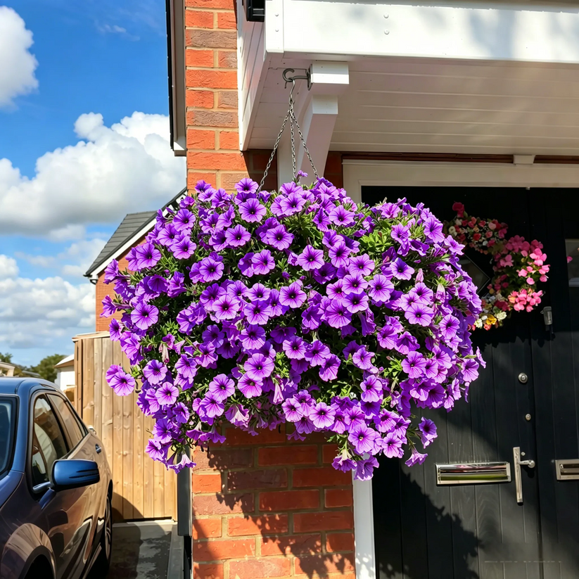 UV Resistant Artificial Petunias Flowers(Without a basket)