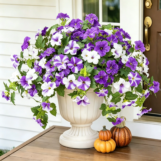 🔥Last Day 70% OFF🔥 Faux Petunias Silk Flower UV Resistant No Fade Floral