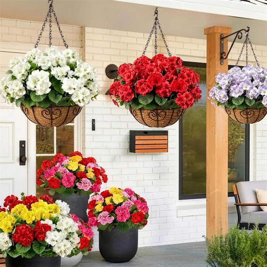 🔥Last Day 50% OFF🔥Outdoor UV Resistant Artificial Geranium Flowers