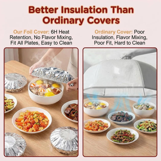 🔥Last Day 50% OFF🔥 Aluminum Foil Insulating Food Covers