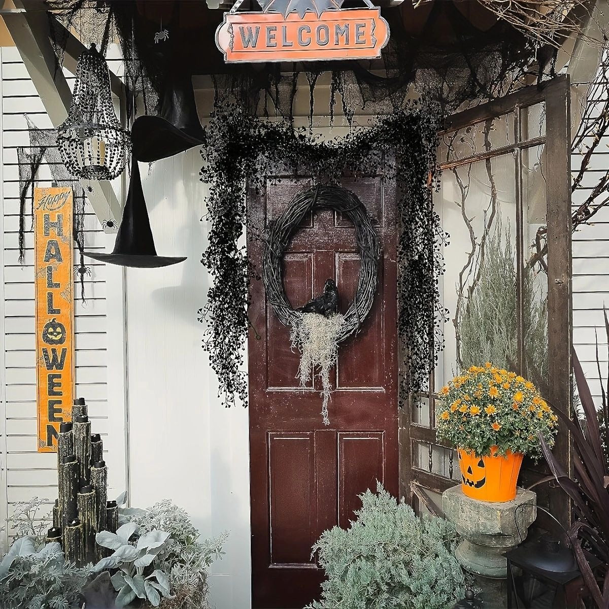 👻New Arrivals🎃 Spooky Chic: Halloween Decorative Vine for the Home 👻