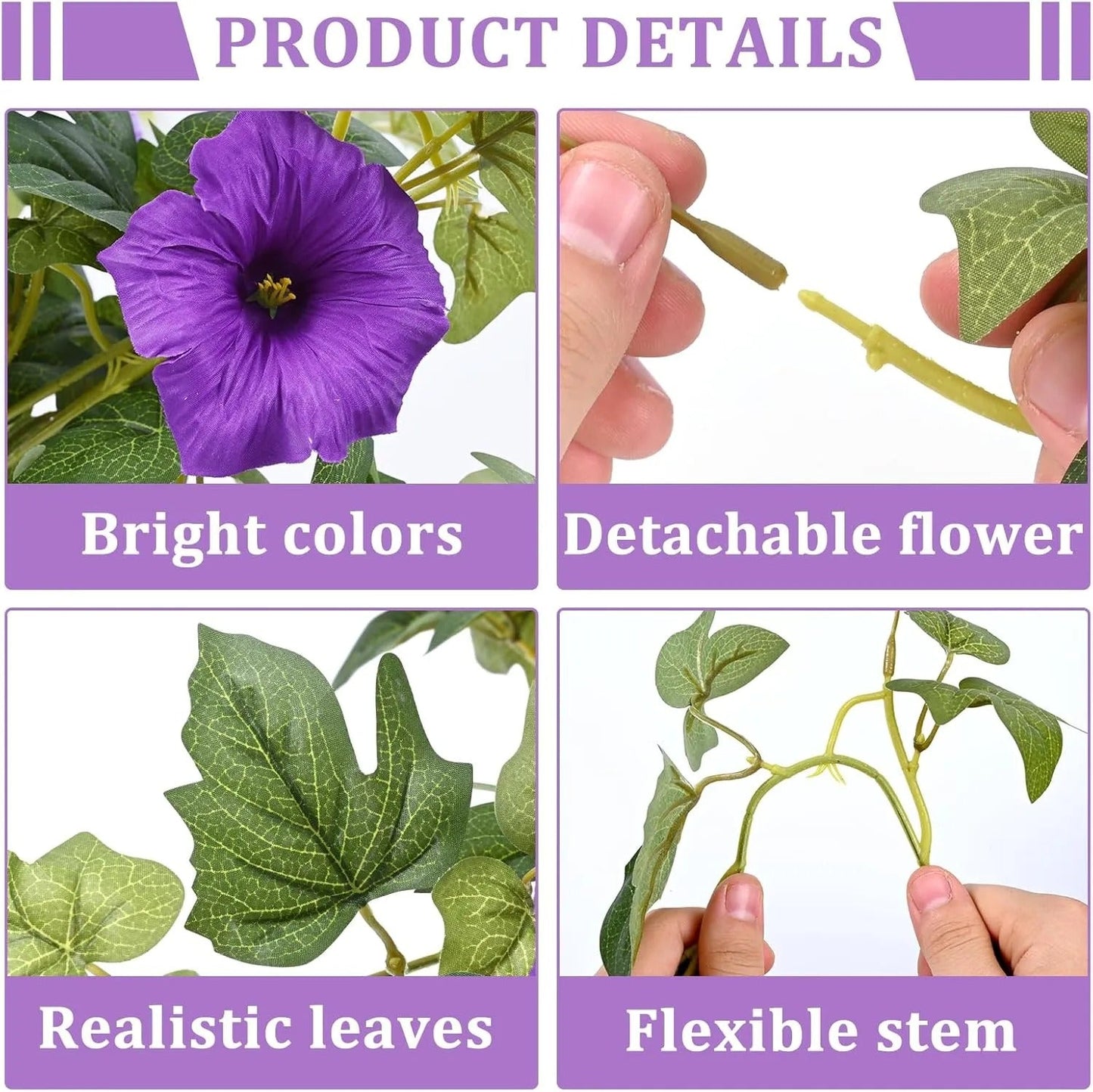 🔥Last Day 70% OFF🔥 Faux Petunias Silk Flower UV Resistant No Fade Floral