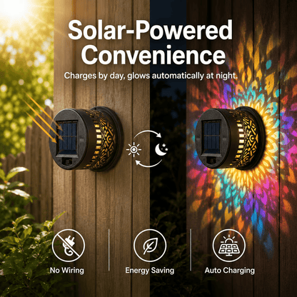 🔥 5K+ people bought this week alone🔥Solar Mandala Projector Wall Light