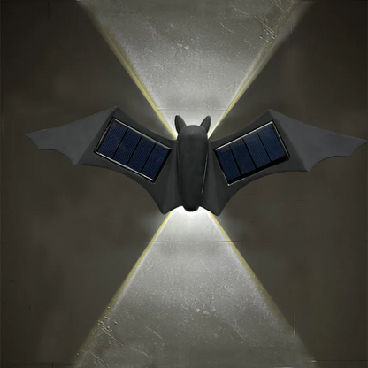 Unique Waterproof Solar Butterfly & Bat LED Wall Sconce