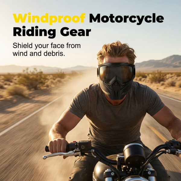 Detachable Full FaceGoggle Mask