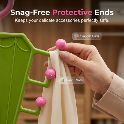 Multi-Functional V-Shaped Double Sided Hanger Storage Rack