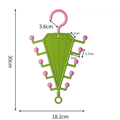 Multi-Functional V-Shaped Double Sided Hanger Storage Rack