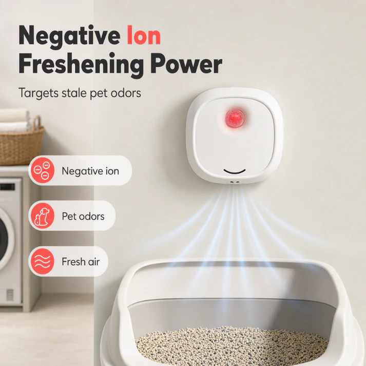 Say Goodbye To Unpleasant Odors With It! Smart Quiet Pet Odor Eliminator