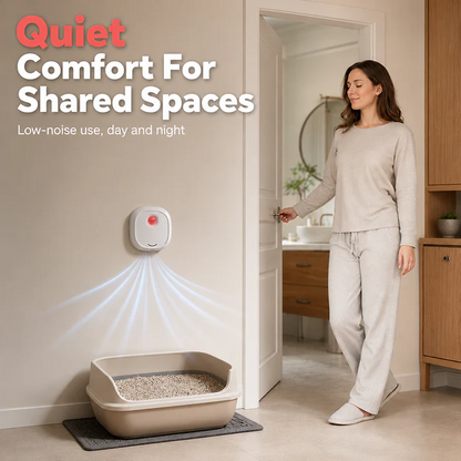 Say Goodbye To Unpleasant Odors With It! Smart Quiet Pet Odor Eliminator