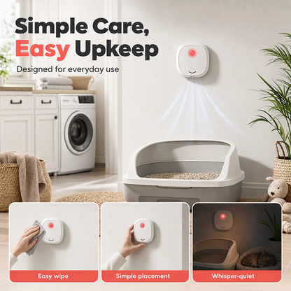 Say Goodbye To Unpleasant Odors With It! Smart Quiet Pet Odor Eliminator