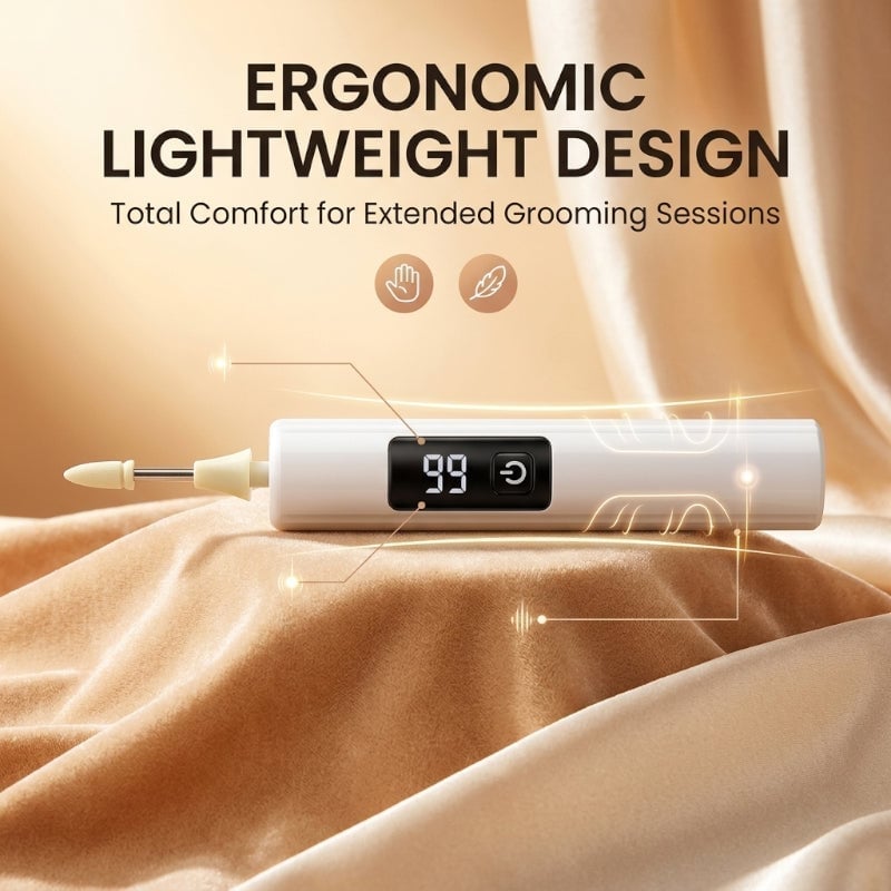 Electric Nail Grinder With LED Light