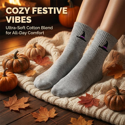 Halloween Embroidered Socks