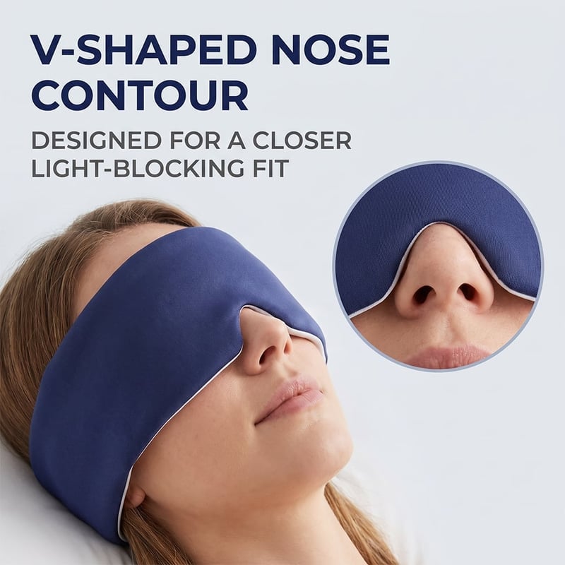 Weighted Micro-Pressure Deep Sleep Eye Mask