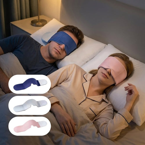 Weighted Micro-Pressure Deep Sleep Eye Mask