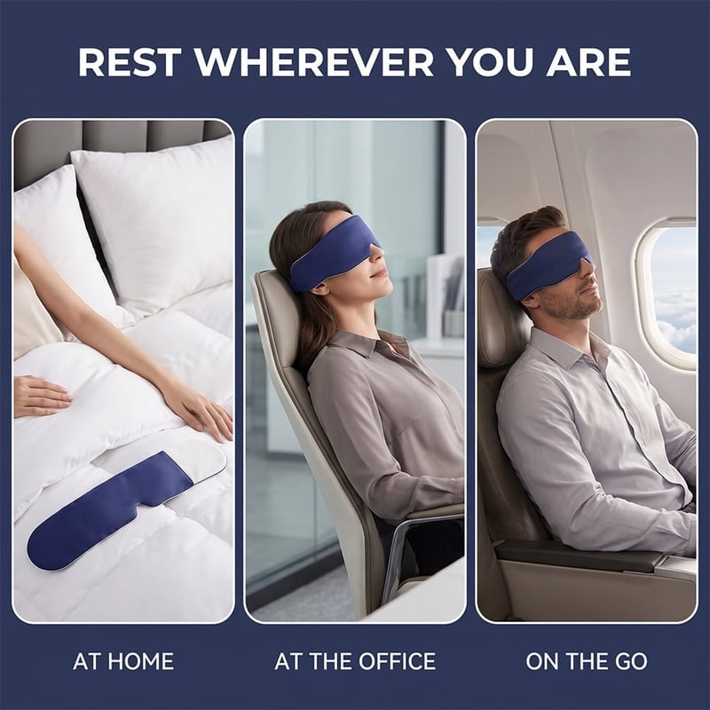 Weighted Micro-Pressure Deep Sleep Eye Mask