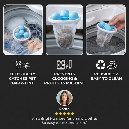 🧺Washing Machine Filter Bag 🧼