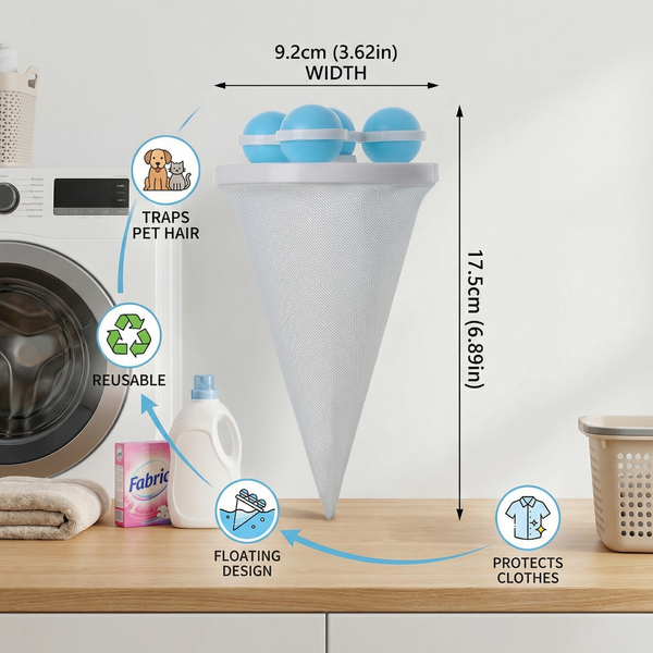 🧺Washing Machine Filter Bag 🧼